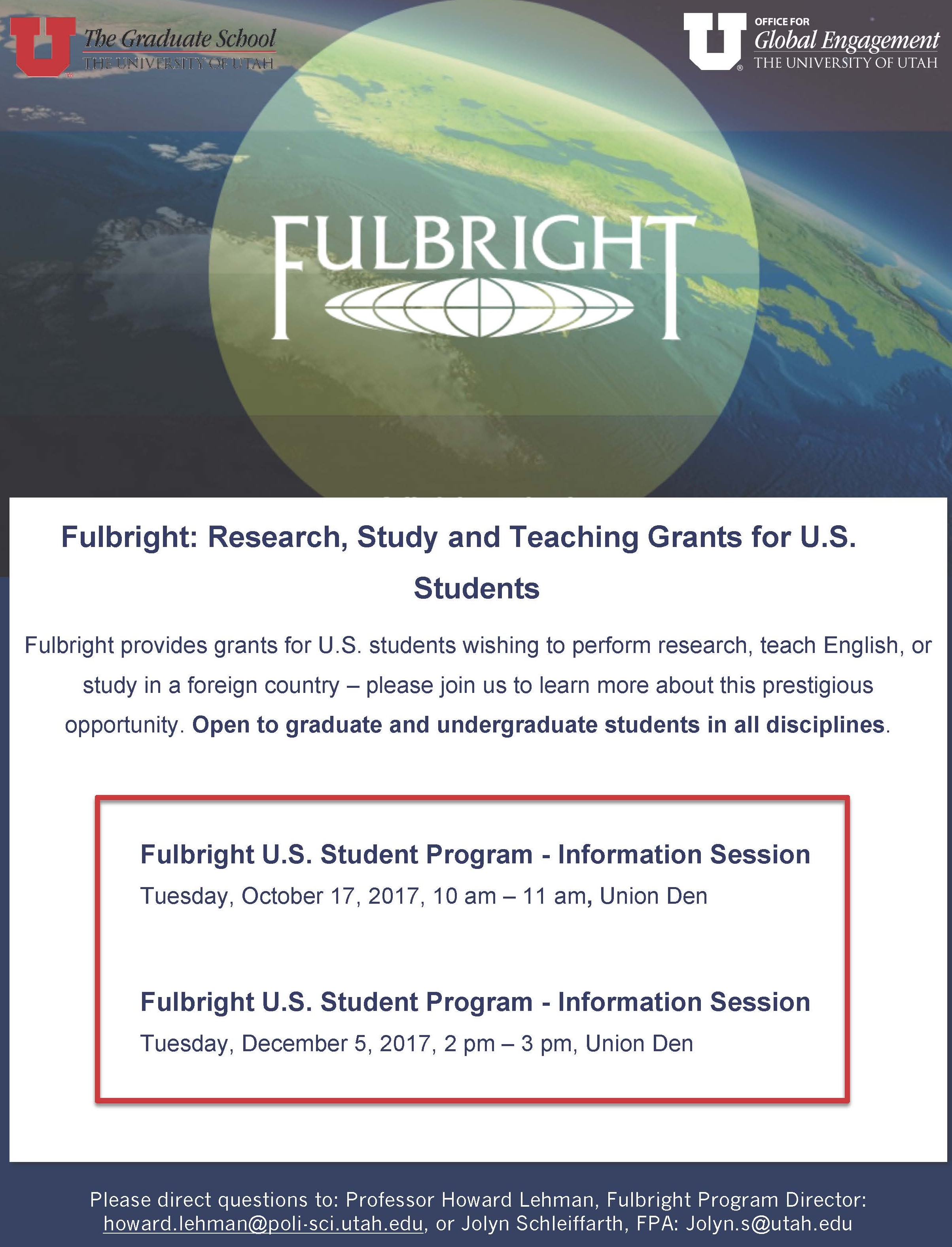 Fulbright Scholar Program for students